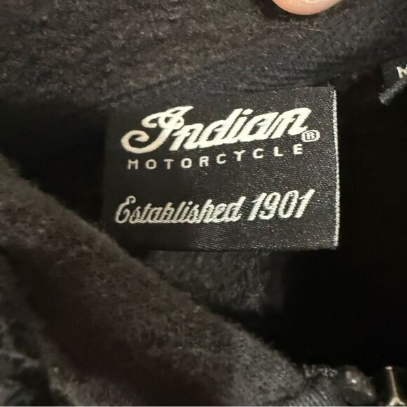 Indian Motorcycle Black Sweatshirt - Picture 5 of 6